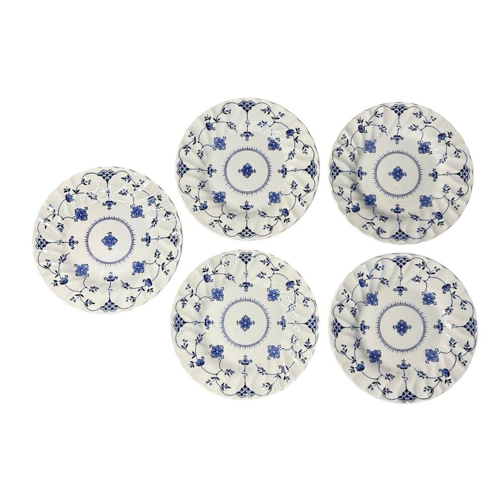 Myott Finlandia Ceramic 6-3/4" Salad/Dessert Plates - Set of 5